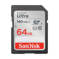 Sandisk Ultra 64GB 140Mbps SDXC UHS-I Memory Card (SDSDUNB-064G-GN6IN)